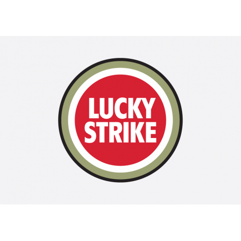 Lucky Strike Adhesive Vinyl Sticker