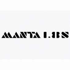 Old Skool Classic Vinyl Sticker: Manta 1.8S