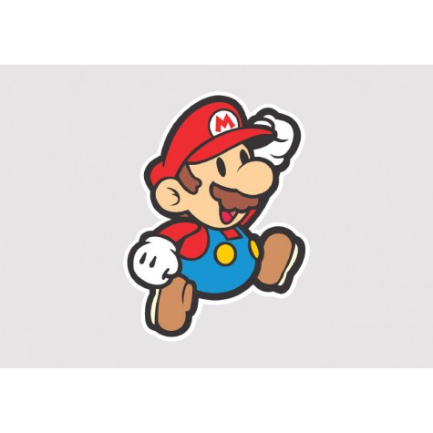 Super Mario Full Colour Vinyl Sticker