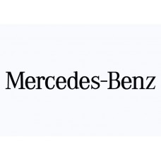 Mercedes Badge Adhesive Vinyl Sticker #1