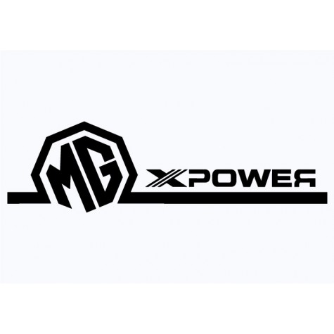 MG X Power Adhesive Vinyl Sticker #1
