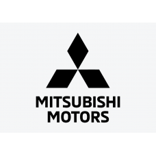 Mitsubishi Badge Adhesive Vinyl Sticker #1