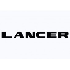 Mitsubishi Lancer Adhesive Vinyl Sticker