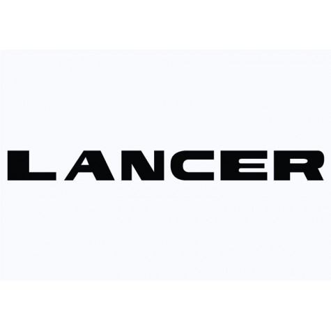 Mitsubishi Lancer Adhesive Vinyl Sticker