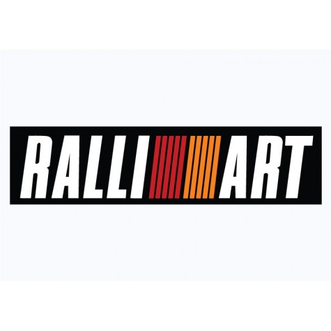 Mitsubishi Ralliart Adhesive Vinyl Sticker