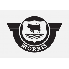 Morris Minor Adhesive Vinyl Sticker