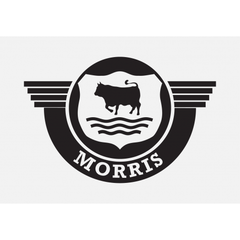 Morris Minor Adhesive Vinyl Sticker