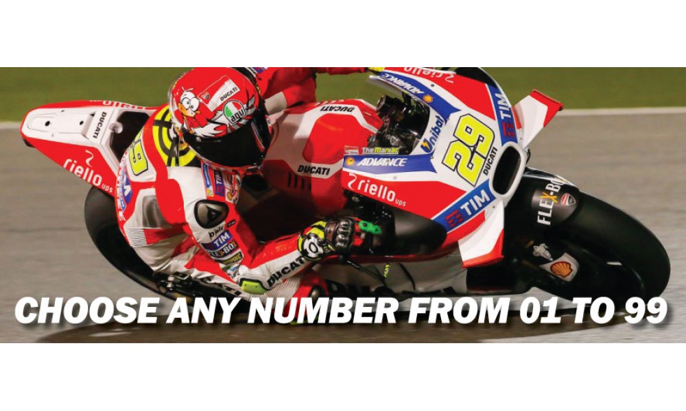 Motorbike Race Numbers