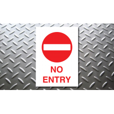 No Entry - Safety Sign
