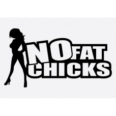 No Fat Chicks JDM Graphic