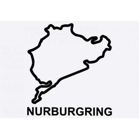 Nurburgring Formula 1 Sticker