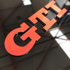 VW GTI 3D Perspex Badge (From 5")