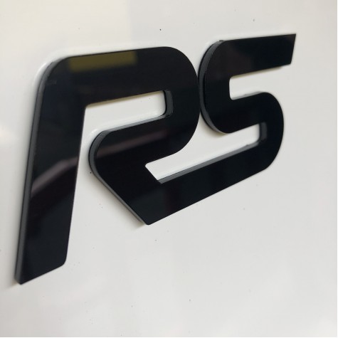 Ford RS 3D Perspex Badge (From 5")