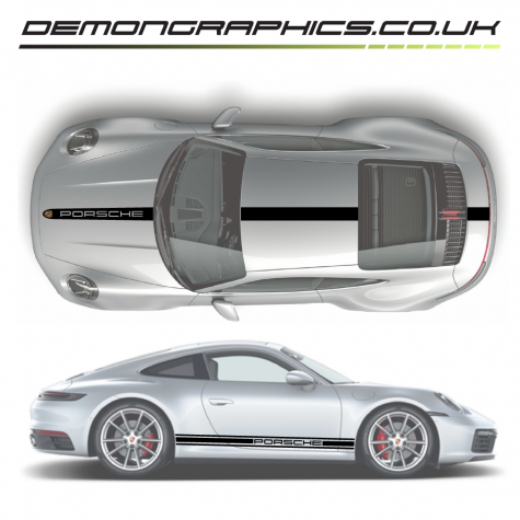 Porsche Stripe Kit #1 Vinyl Graphics