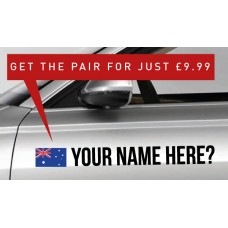 Australia Rally Tag £9.99 for both sides