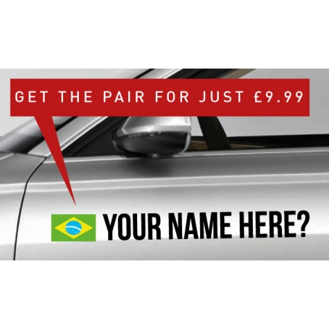 Brazil Rally Tag £9.99 for both sides