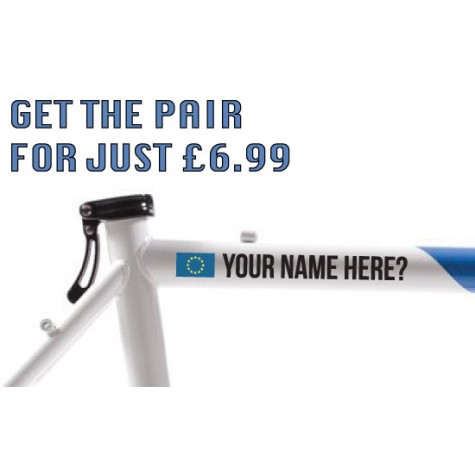 EU Cycling Tag £6.99 for both sides