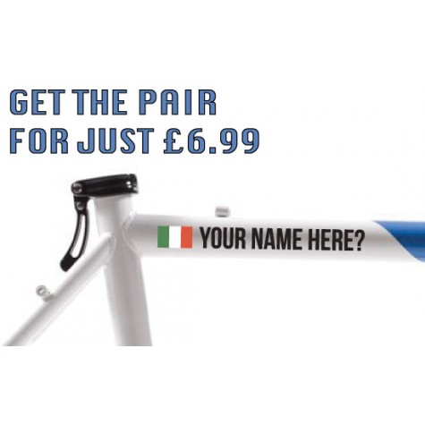 Italy Cycling Tag £6.99 for both sides