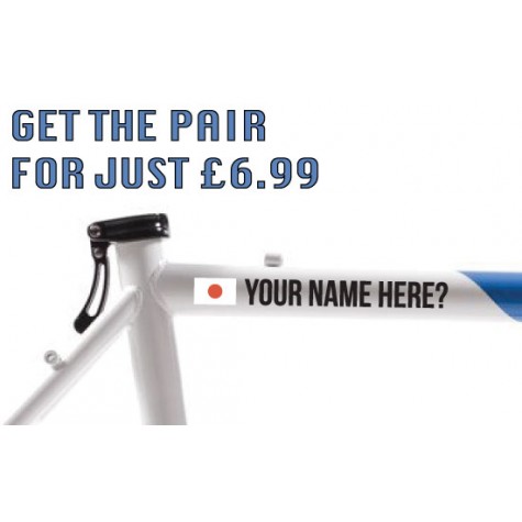 Japan Cycling Tag £6.99 for both sides
