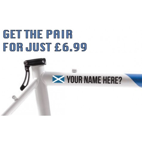 Scotland Cycling Tag £6.99 for both sides