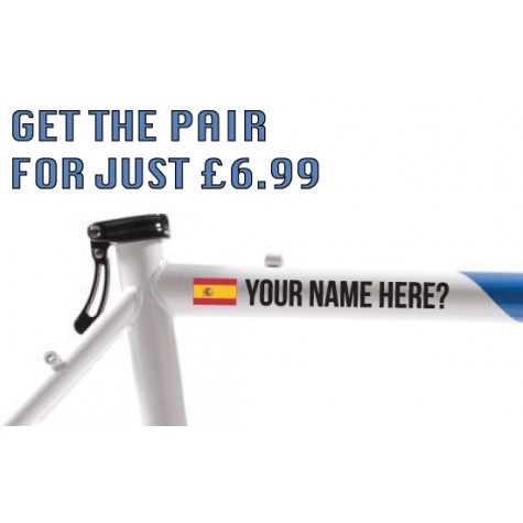Spain Cycling Tag £6.99 for both sides