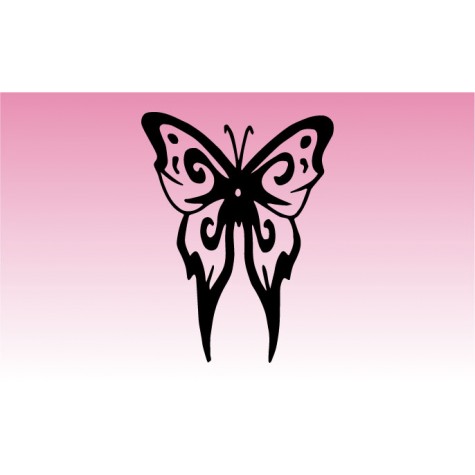 Butterfly 8 Girly Sticker