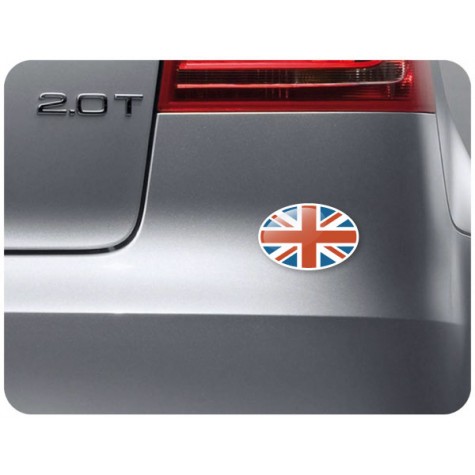 Domed Union Jack Badge