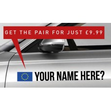 EU Rally Tag £9.99 for both sides