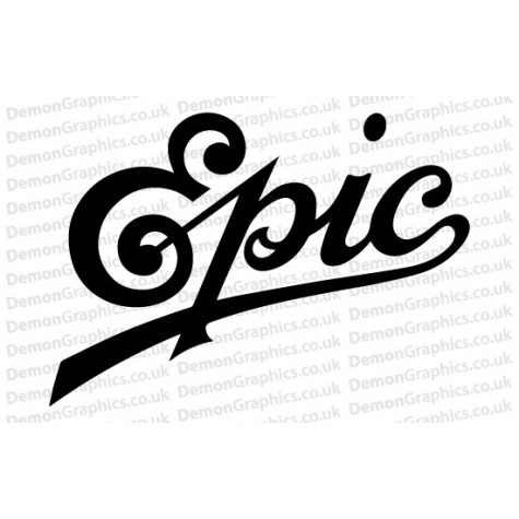 Epic Records 1 Sticker