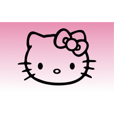 Hello Kitty 2 Girly Sticker