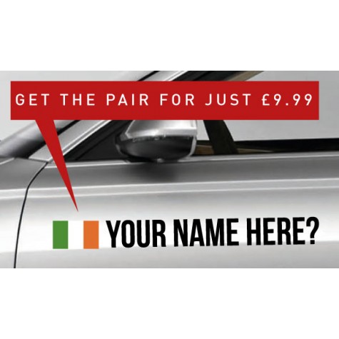Ireland Rally Tag £9.99 for both sides