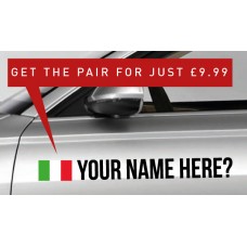 Italy Rally Tag £9.99 for both sides