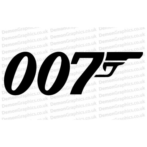 James Bond Sticker