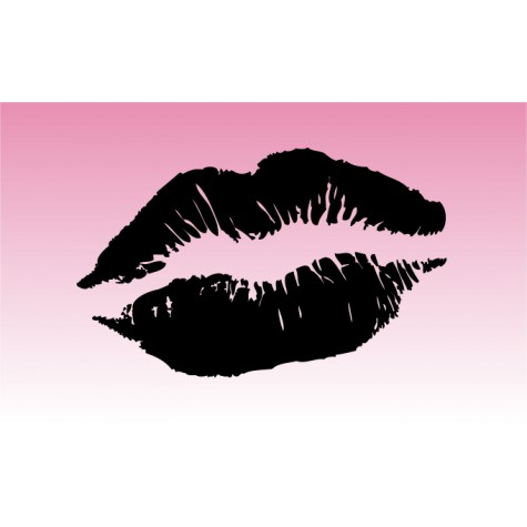 Lips Girly Sticker