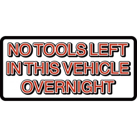 No Tools Sticker