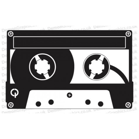 Retro Cassette Tape Sticker