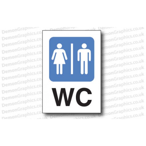 WC Sticker or Sign