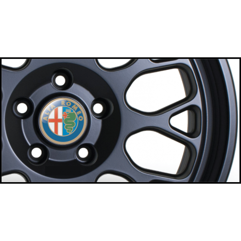 Alfa Romeo Gel Domed Wheel Badges (Set of 4)