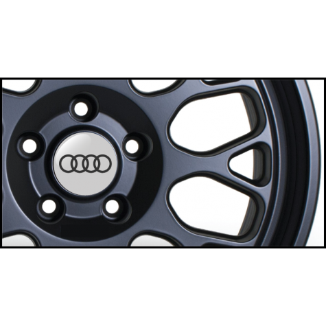 Audi Gel Domed Wheel Badges (Set of 4)
