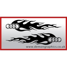 Logo flames : Audi