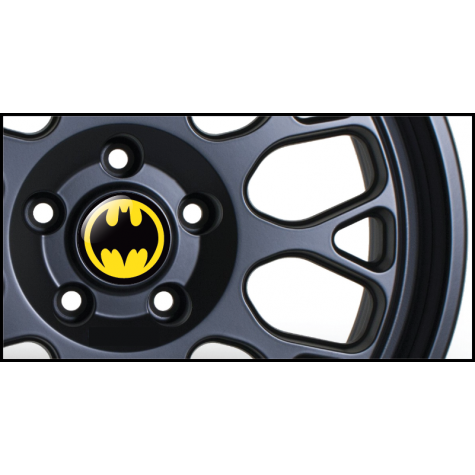 Batman Gel Domed Wheel Badges (Set of 4)
