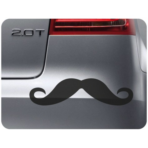 Boulanger Mustache Sticker