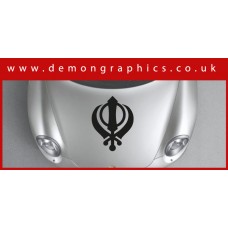 Bonnet Sticker - Khanda