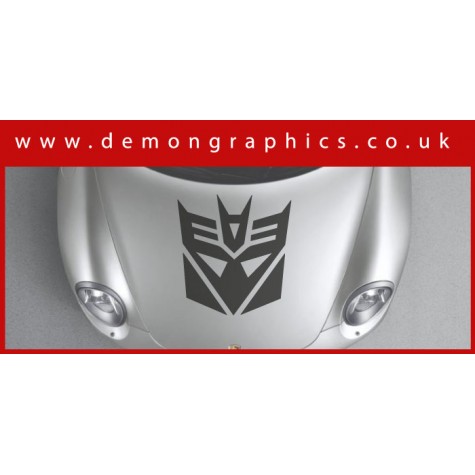 Bonnet Sticker - Transformers Decepticons