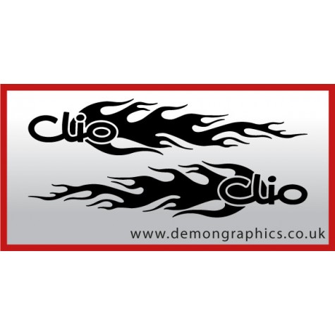 Logo flames : Clio