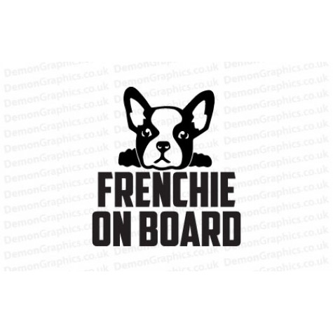 French Bulldog On Board Sticker 2