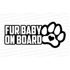Fur Baby On Board Sticker