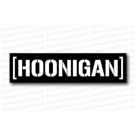 Hoonigan 2 Sticker