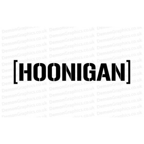 Hoonigan Viny Sticker