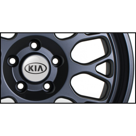 Kia Gel Domed Wheel Badges (Set of 4)